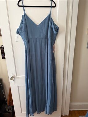 NWT Birdy Grey Devin Twilight Chiffon Bridesmaid Dress Curve 3X